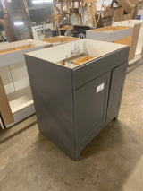 Thornbriar 30 in. W x 22 in. D x 34 in. H Bath Vanity Cabinet without Top in Cement