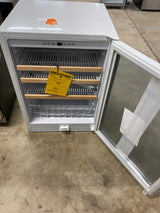 23.5 in. Single Zone 230-Can Beverage Cooler in White Built-In Mini Refrigerator 4.9 cu. ft. with Reversible Door Hinge