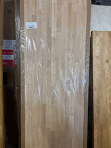 6 ft. L x 25 in. D Unfinished Hevea Solid Wood Butcher Block Countertop With Square Edge