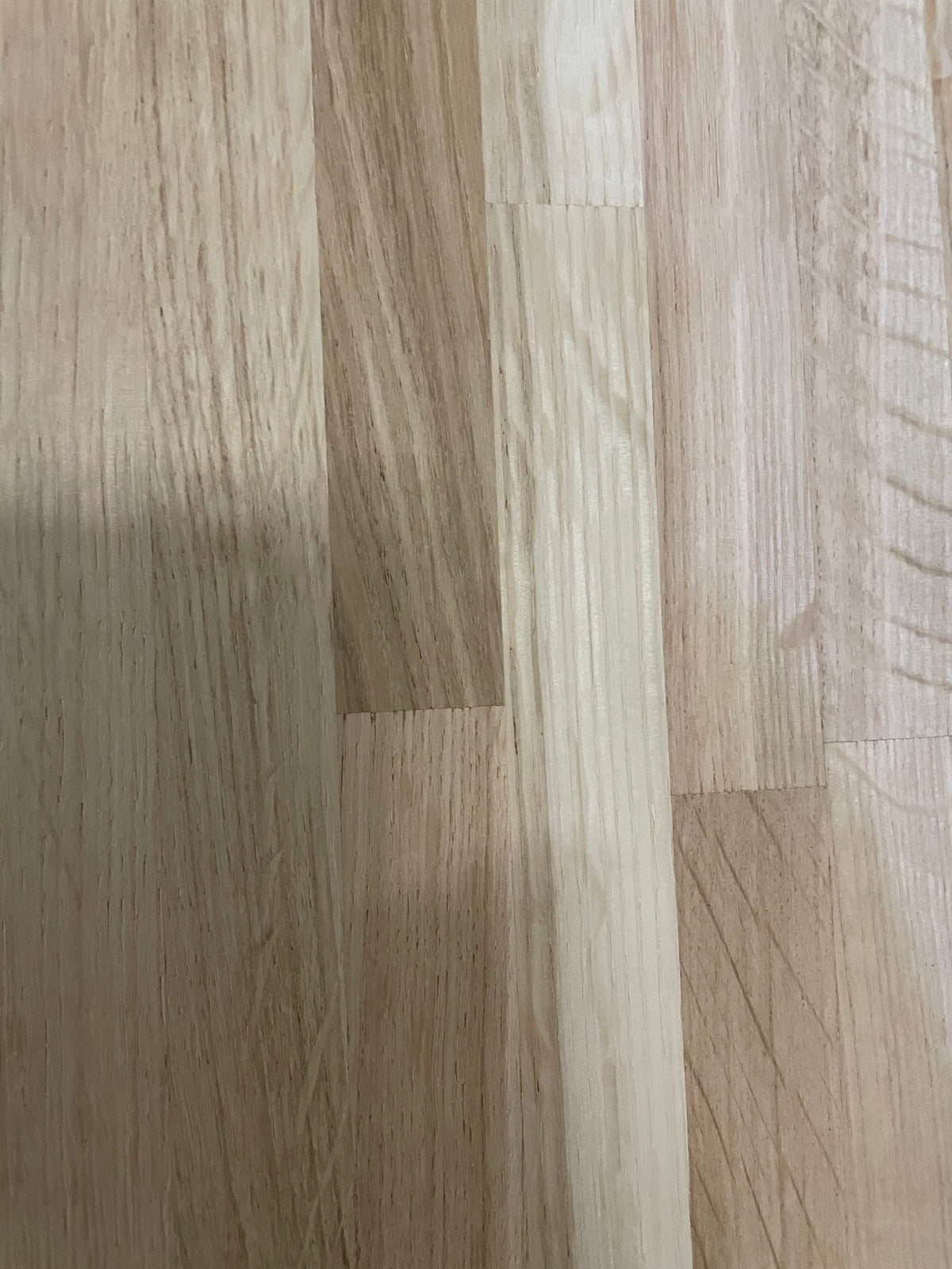 4 ft. L x 25 in. D Unfinished Oak Solid Wood Butcher Block Countertop with Eased Edge