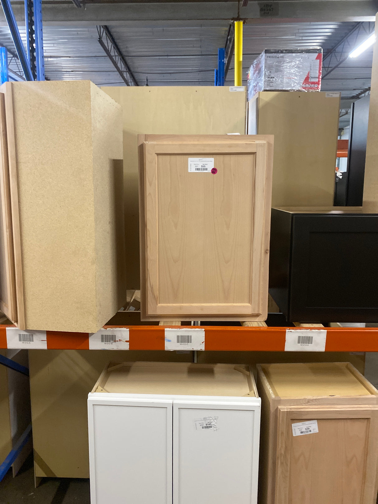Recessed Panel 21 in. W x 12 in. D x 30 in. H Assembled Wall Kitchen Cabinet in Unfinished
