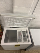 7.0 cu. ft. Manual Defrost Chest Freezer with LED Light in White Garage Ready