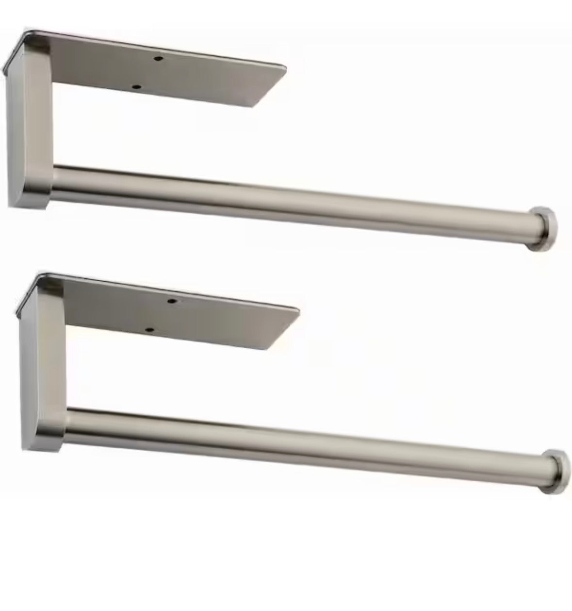 Paper Towel Holders, Paper Towels Rolls - for Kitchen in Brushed Nickel