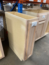 Hampton Assembled 9x34.5x24 in. Base Cabinet in Unfinished Beech
