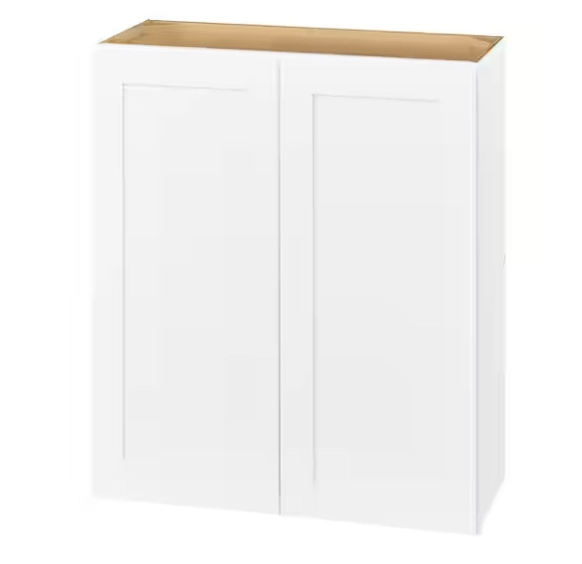 Avondale Shaker Alpine White Ready to Assemble Plywood 30 in Wall Kitchen Cabinet (30 in W x 36 in H x 12 in D)