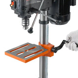 10in. Benchtop Drill Press 6.2A Induction Motor Tabletop Drilling Machine Adjustable Speed Worktable LED Work Light