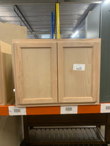 30 in. W x 12 in. D x 24 in. H Assembled Wall Bridge Kitchen Cabinet in Unfinished with Recessed Panel
