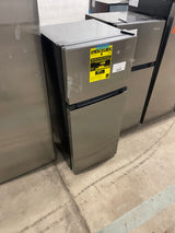 4.5 cu. ft. 2-Door Mini Refrigerator in Platinum Steel with Freezer