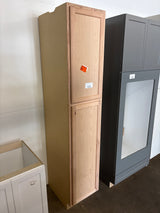 Hampton Assembled 18x90x24 in. Pantry/Utility Cabinet in Unfinished Beech
