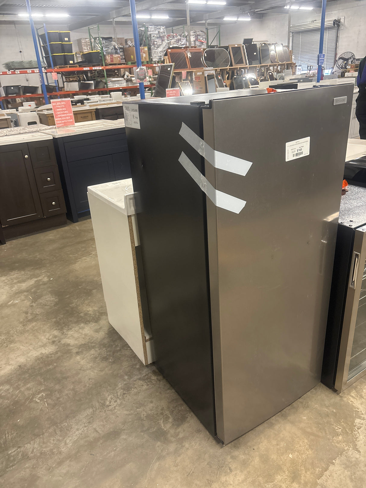 7.1 cu. ft. Manual Defrost Convertible Upright Freezer in Stainless Steel Look