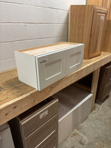 Newport 30 in. W x 12 in. D x 15 in. H Assembled Plywood Wall Bridge Kitchen Cabinet in Pacific White with Soft Close