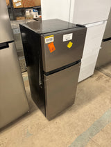 4.5 cu. ft. 2-Door Mini Refrigerator in Platinum Steel with Freezer