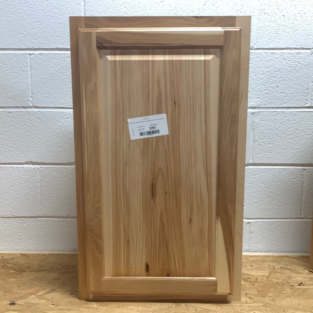 Hampton Assembled 18x30x12 in. Wall Kitchen Cabinet in Natural Hickory