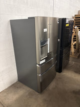 Gallery 36 in. 26.3 cu. ft. 4-Door French Door Standard Depth Refrigerator in Smudge-Proof Stainless Steel