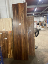 8 ft. L x 25 in. D Finished Saman Solid Wood Butcher Block Countertop in with Live Edge