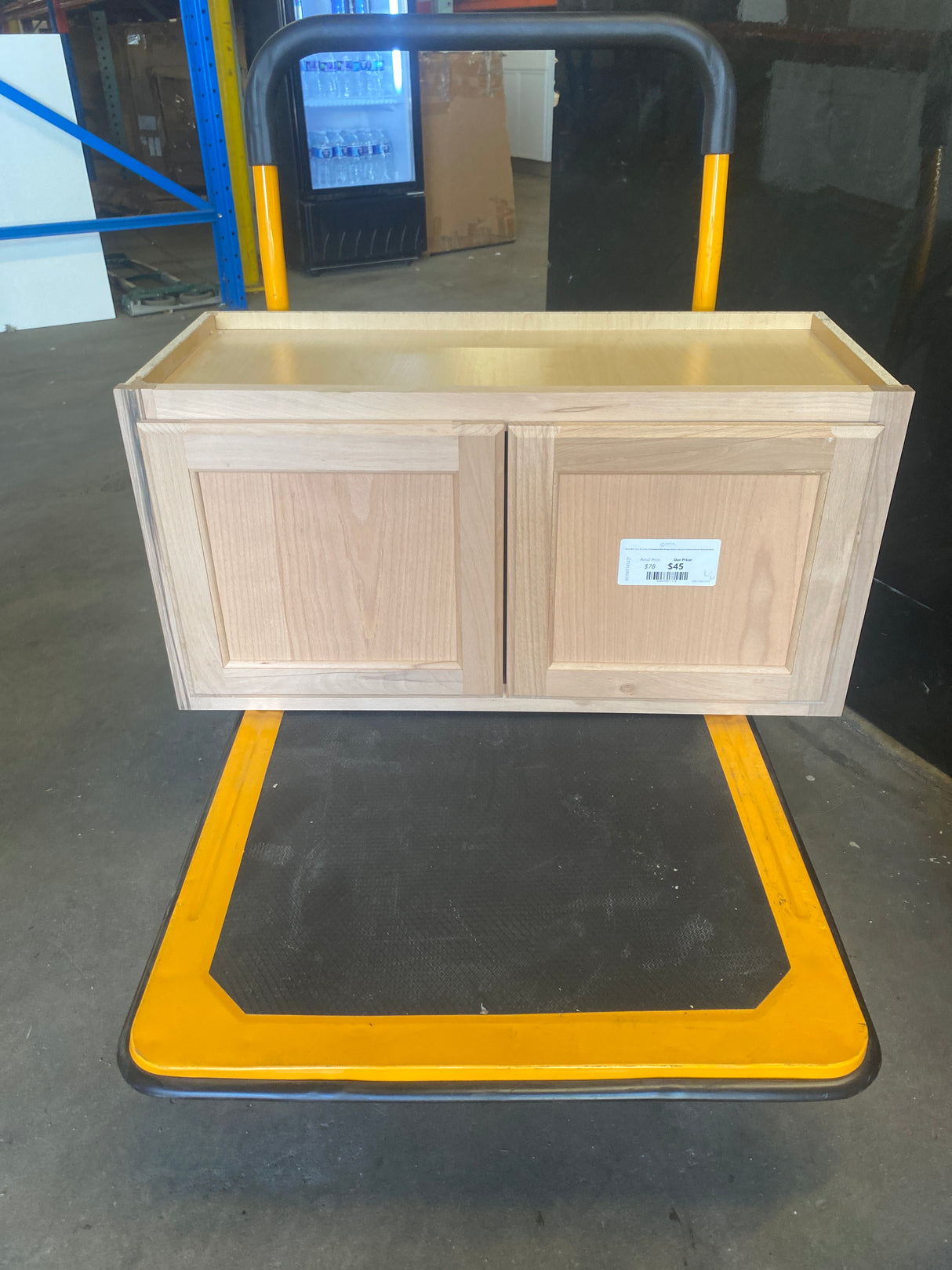 30 in. W x 12 in. D x 15 in. H Assembled Wall Bridge Kitchen Cabinet in Unfinished with Recessed Panel