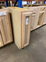 Hampton Assembled 9x34.5x24 in. Base Cabinet in Unfinished Beech
