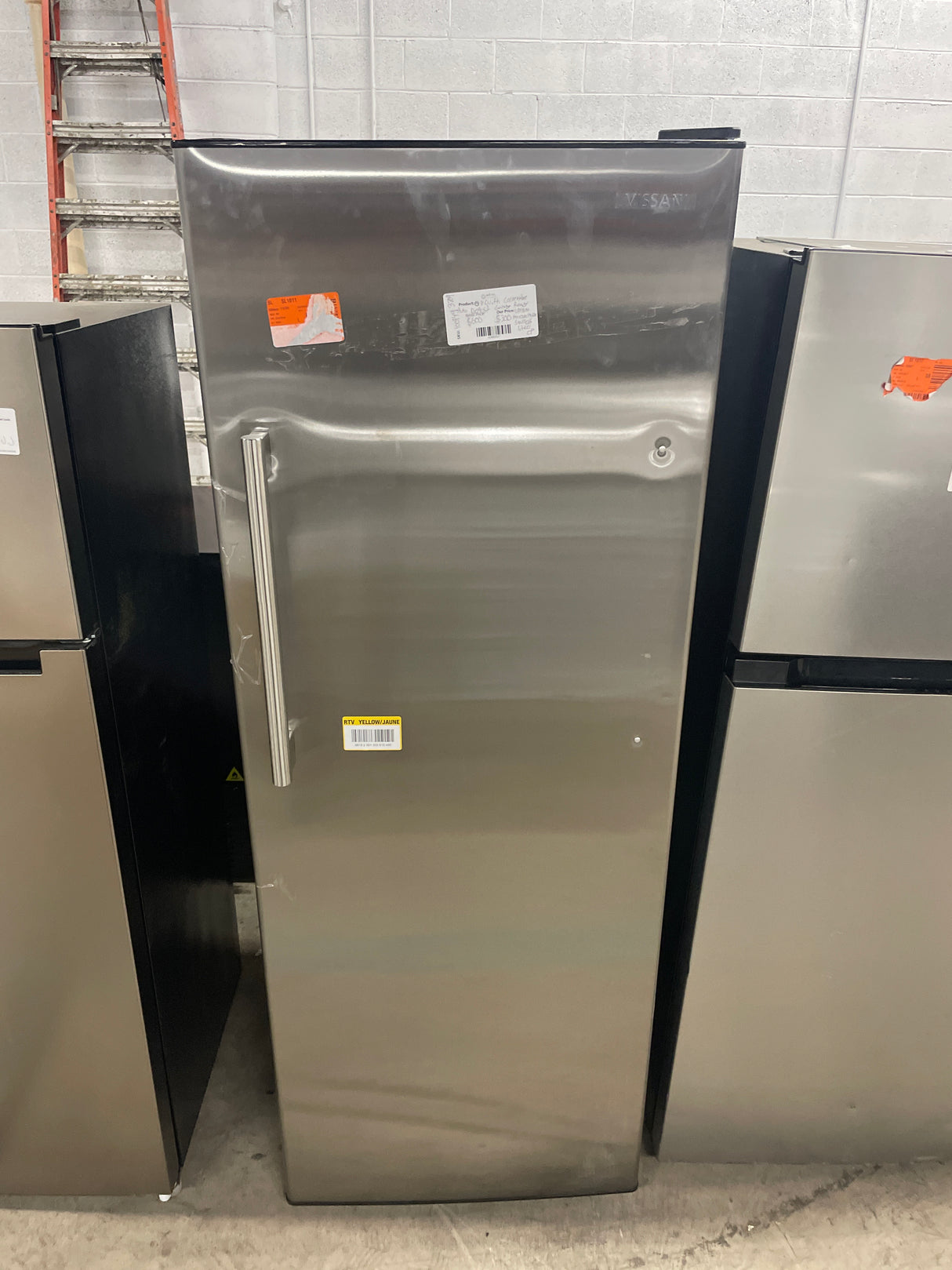 11 cu. ft. Convertible Auto Defrost Garage Ready Upright Freezer/Refrigerator in Stainless Steel, Energy Star