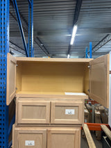 Recessed Panel 36 in. W x 12 in. D x 18 in. H Assembled Wall Bridge Cabinet in Unfinished