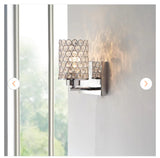 1-Light Chrome Wall Sconce