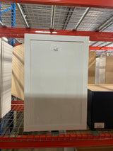 Courtland Polar White Finish Laminate Shaker Stock Assembled Wall Kitchen Cabinet 24 in. x 36 in. x 12 in.
