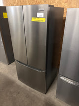 33 in. 20 cu. ft. Counter-Depth French Door Refrigerator in Stainless Steel Look with CrispSeal crispers