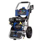 3400 PSI 2.6 GPM Gas Powered Axial Cam Pump Cold Water Pressure Washer with Soap Tank and 5 Quick Connect Tips