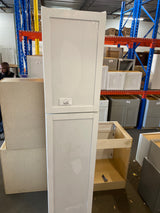Courtland 18 in. W x 24 in. D x 96 in. H Assembled Shaker Pantry Kitchen Cabinet in Polar White