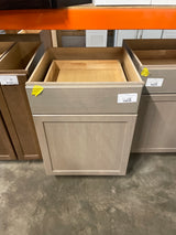 Sinclair 24 in. W x 24 in. D x 34.5 in. H Assembled Base Kitchen Cabinet in Shaker Light Oak