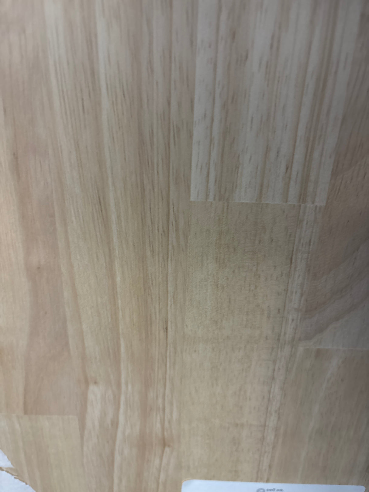 6 ft. L x 25 in. D Unfinished Hevea Solid Wood Butcher Block Countertop With Square Edge