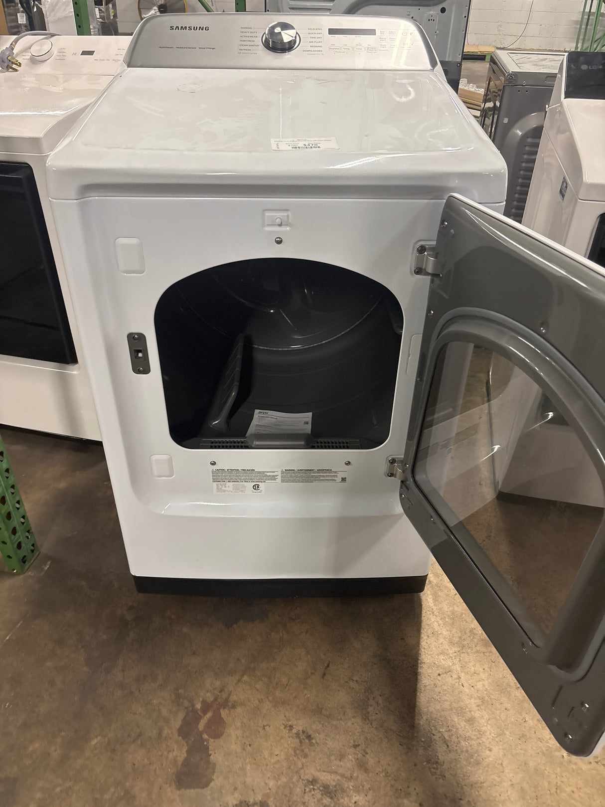 Samsung 7.4 cu. ft. Smart ELECTRIC Dryer with Steam Sanitize+