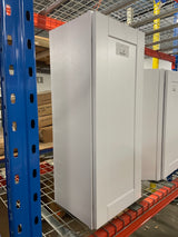 Shaker Satin White Stock Assembled Wall Kitchen Cabinet (18 in. x 36 in. x 12 in.)