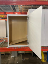 Shaker Satin White Stock Assembled Wall Kitchen Cabinet (24 in. x 36 in. x 12 in.)