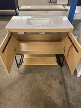 Madison Avenue Vanity 2Dr 36x18x33.5 VW top in Maple
