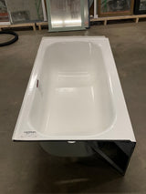 Maui 60 in. x 30 in. Soaking Bathtub with Left Drain in White