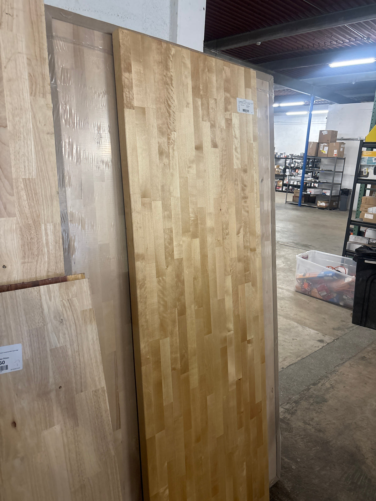 6 ft. L x 25 in. D Finished Engineered Birch Butcher Block Countertop