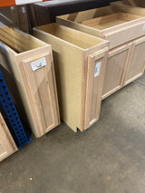 Hampton Assembled 9x34.5x24 in. Base Cabinet in Unfinished Beech