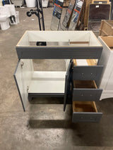 Thornbriar 36 in. W x 22 in. D x 34 in. H Bath Vanity Cabinet without Top in Cement