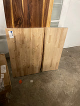 3 ft. L x 36 in. D Unfinished Birch Solid Wood Butcher Block Island Countertop With Eased Edge