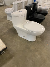 Tofino Complete 1-Piece 1.1 GPF Dual Flush Elongated Toilet in White with Slow Close Seat