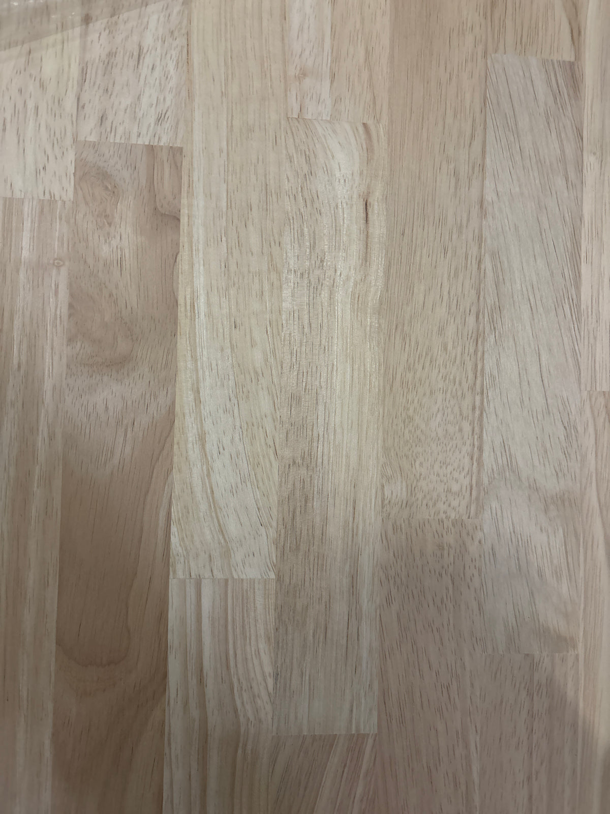 8 ft. L x 25 in. D Unfinished Hevea Solid Wood Butcher Block Countertop With Square Edge