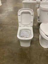 Concorde 1-Piece 0.8/1.28 GPF Dual Flush Square Toilet in White