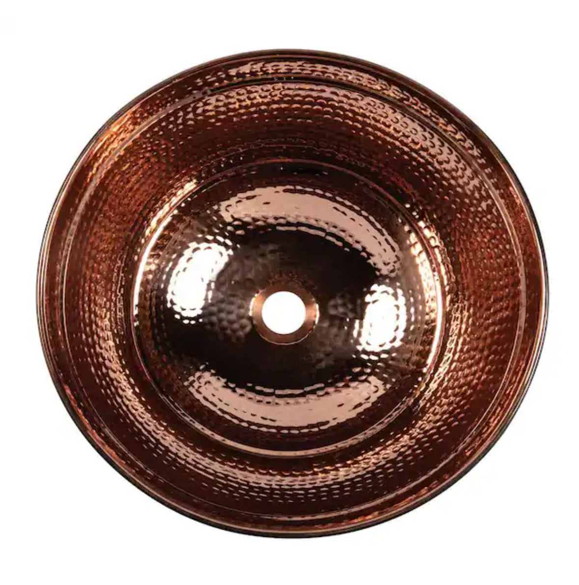 Shockley 14 Gauge 16 in. Copper Vessel Bath Sink in Naked Copper