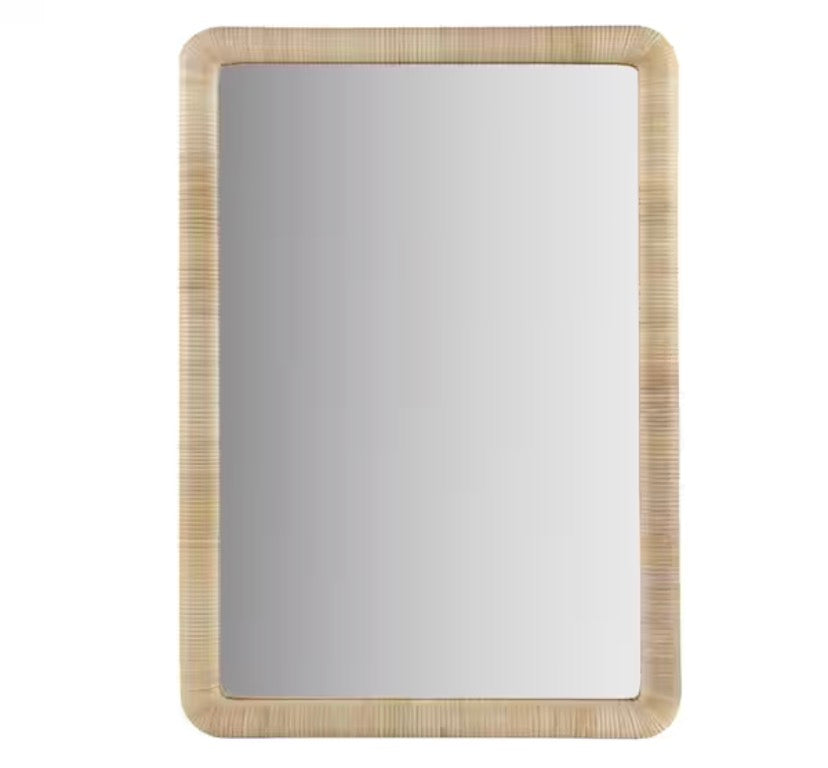 Nova 26 in. W x 39 in. H Natural Wall Mirror