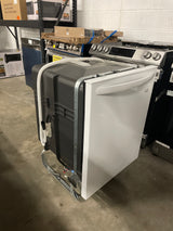 24 in Top Control Built In Tall Tub Dishwasher with Plastic Tub in White with 4-cycles