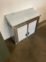 Stainless Steel Commercial Wall Cabinet with Hinged Doors 15 x 24