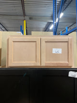 30 in. W x 12 in. D x 15 in. H Assembled Wall Bridge Kitchen Cabinet in Unfinished with Recessed Panel