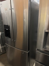 LG 21.8 cu. ft. 3-Door Smart French Door Refrigerator with Ice Maker and Water Dispenser in Stainless Steel