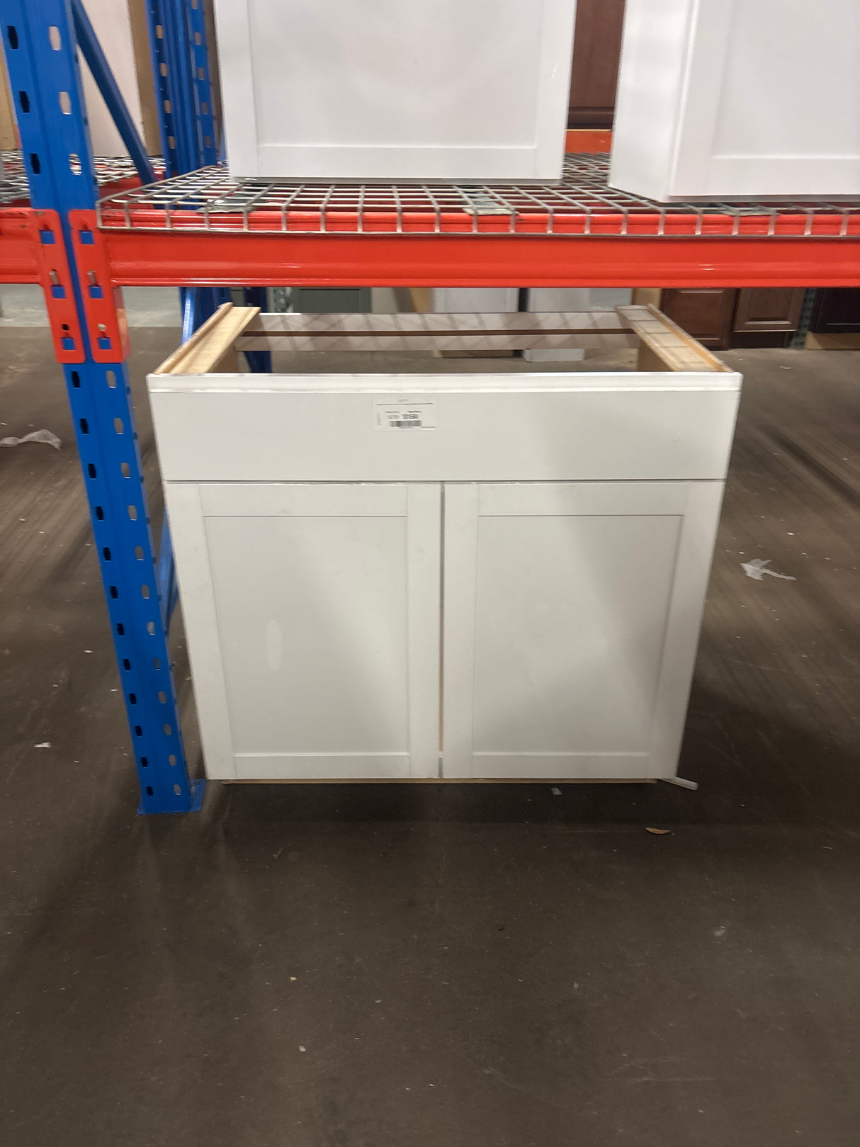 Hampton 36 in. W x 24 in. D x 34.5 in. H Assembled Sink Base Cabinet in Satin White