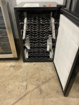 20.3 in. Single Zone 45-Wine Bottles Beverage and Wine Cooler Wine Cooler in Black